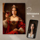 Regina cu vin - Portret Regal Regina cu vin - Portret Regal
