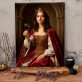 Regina cu vin - Portret Regal