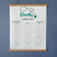 Doctor cu inima mare - Calendar cu lamele din lemn