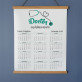 Doctor cu inima mare - Calendar cu lamele din lemn Doctor cu inima mare - Calendar cu lamele din lemn
