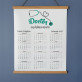 Doctor cu inima mare - Calendar cu lamele din lemn Doctor cu inima mare - Calendar cu lamele din lemn