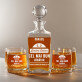 Limited edition - Set cu carafă și pahare pentru whisky