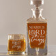 Lord of the strings - Set cu carafă și pahare pentru whisky Lord of the strings - Set cu carafă și pahare pentru whisky