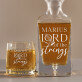 Lord of the strings - Set cu carafă și pahare pentru whisky Lord of the strings - Set cu carafă și pahare pentru whisky