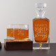 Lord of the strings - Set cu carafă și pahare pentru whisky