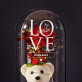 Love - Trandafir etern cu ursuleț de pluș Love - Trandafir etern cu ursuleț de pluș