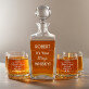 Magic whisky - Set cu carafă și pahare pentru whisky