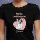 Mama bulldogului - Tricou negru pentru femei