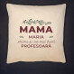 mama prima și cea mai bună profesoară - Pernă