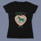 Iubitoare de cai - Tricou negru pentru femei