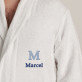 Monogramă prenume 2 - Halat alb pentru bărbați
