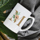 Monogramă flori - Cană