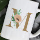 Monogramă flori - Cană