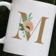 Monogramă flori - Cană