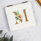 Monogramă flori - Oglindă de buzunar