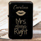 Mrs right - Brichetă pe benzină