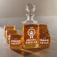Vânătorul anului - Set cu carafă și pahare pentru whisky