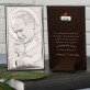 Amintire de la nuntă - Papa - Imagine argintie