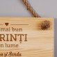 Cei mai buni părinți - Placă de lemn