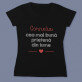 Cea mai bună prietenă din lume - Tricou negru pentru femei