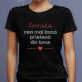 Cea mai bună prietenă din lume - Tricou negru pentru femei