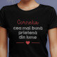 Cea mai bună prietenă din lume - Tricou negru pentru femei