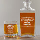 L - Set cu carafă și pahare pentru whisky