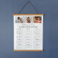Momentele noastre - Calendar cu lamele din lemn