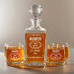 Old no - Set cu carafă și pahare pentru whisky