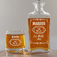 Old no - Set cu carafă și pahare pentru whisky