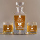 El nu îmbatrânește - Set cu carafă și pahare pentru whisky El nu îmbatrânește - Set cu carafă și pahare pentru whisky
