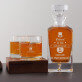 El nu îmbatrânește - Set cu carafă și pahare pentru whisky
