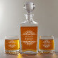 Ornaments - Set cu carafă și pahare pentru whisky
