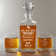 Domnul și stăpânul - Set cu carafă și pahare pentru whisky