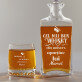 Domnul și stăpânul - Set cu carafă și pahare pentru whisky