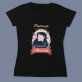 Frumoasă isteață modestă - Tricou negru pentru femei