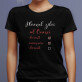 Planul zilei - Tricou negru pentru femei