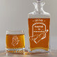 Toarnă ca nimeni altul - Set cu carafă și pahare pentru whisky