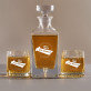 Proiect propriu - Set cu carafă și pahare pentru whisky
