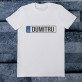 Număr de înmatriculare nume - Tricou pentru bărbați