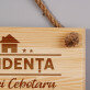 Rezidență - Placă de lemn