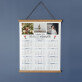 Să ai o zi minunată - Calendar cu lamele din lemn