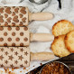 Shapes - Set de 3 sucitoare pentru aluat