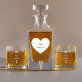Tată - Set cu carafă și pahare pentru whisky