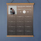 Melodia ta - Calendar cu lamele din lemn