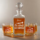tu cânți, eu dansez - Set cu carafă și pahare pentru whisky
