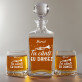 tu cânți, eu dansez - Set cu carafă și pahare pentru whisky