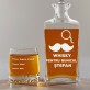 Whisky pentru bunicul - Set cu carafă și pahare pentru whisky