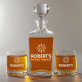 Whisky Warmer - Set cu carafă și pahare pentru whisky