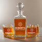 Whisky Warmer - Set cu carafă și pahare pentru whisky